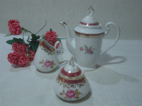 Bule Porcelana Steatita Completo Antigo