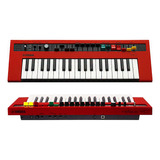 Synth Yamaha Reface Yc 37 Teclas Red Organ Drawbars Rotary