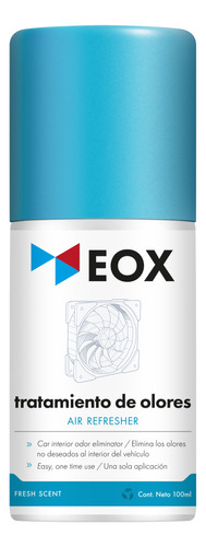 Eliminador De Olores Y Aromatizador Para Autos Eox 100 Ml