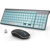 J Joyaccess Combinación Teclado Y Mouse Inalámbricos Con 7