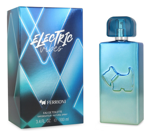 Perfume Ferrioni Electric Vibes Hombre 100 Ml Edt Original