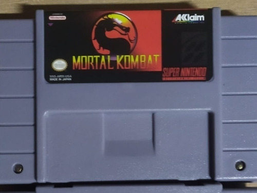 Mortal Kombat Cartucho Novo Super Nintendo