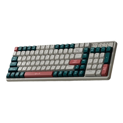 Suporta Teclado Para Jogos Retroiluminado Com Fio E 2.4g Cor De Teclado Cor De Lula Eixo Do Ouro Teclado Mecânico Com Fio Idioma Inglês Internacional
