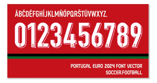 Tipografía Portugal Euro 2024 / Archivo, Ttf / Otf, Ai, Eps.