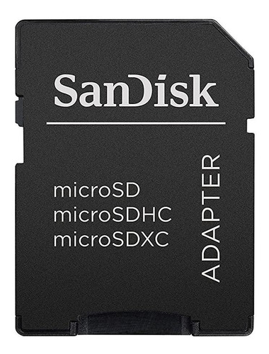 Sandisk Microsd Para Adaptador De Tarjeta De Memoria Sd (ada