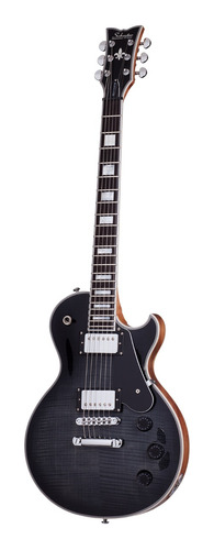 Schecter Solo-ii Custom Tbb Guitarra Eléctrica Negro Transp