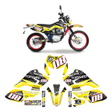 Kit De Graficos Dm 125 Full Body Racing 08 Amo