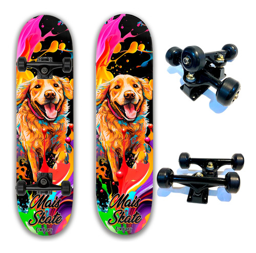 Skate Montado Cachorros / Dog. Mais Skate Company