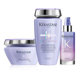 Kit Kérastase Absolu-ultra Violet : Shamp + Mask + Serum.