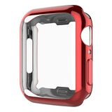 Protector Para Applewatch Rojo De 44 Mm Para Cualquier Serie