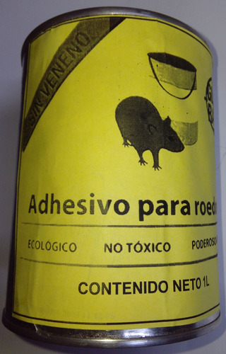 Pegamento Adhesivo Ratas Ratones Lata X 1 Litro No Toxico $