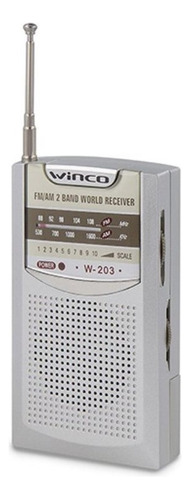 Radio Portatil Winco W203 Am/fm - Pilas Aaa