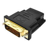 Dvi-d 24+1 Pin Male To Hdmi 19 Pin Female Adapter