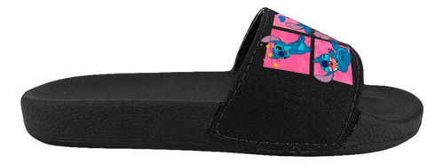 Chinelo Slide Adulto Personalizado Estampa Stitch 4 Fases