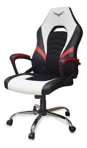 Silla Gamer Naceb Poliuretano Nylon 120kg Blanco Na-0935 /vc