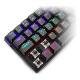 Teclado Gamer Mecanico T-dagger Arena Tgk321 Negro/español 