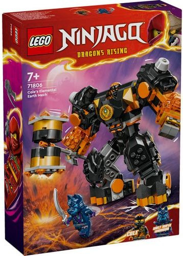 Lego Ninjago - Cole's Elemental Earth Mech - 235 Pcs - 71806