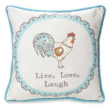 Pavilion Gift Company Live Simply Live, Laugh, Love Hen Almo