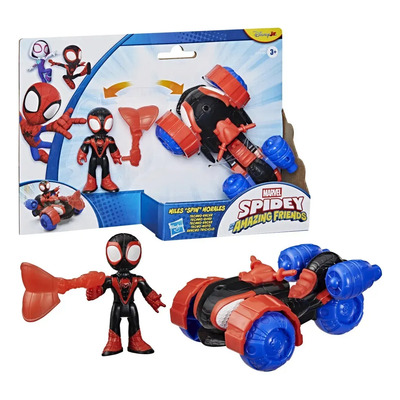 Set Spidey And His Amazing Friends Tecno-moto Miles Morales
