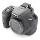 Funda Silicona Para Nikon D5500 D5600 Color Negro