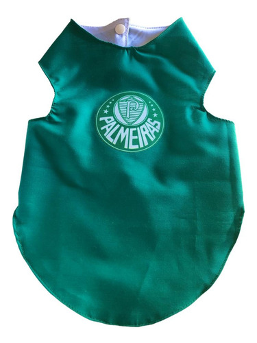 Roupa Pet Torcida Palmeiras Para Pequeno Porte Pp Ao Gg 