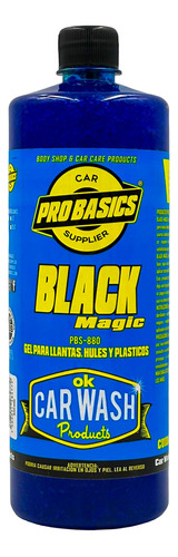 Gel Abrillantador Para Llantas, Black Magic Car Probasics 1l