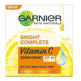 Garnier Bright Complete Vitamin C Spf40 Serum Cream 45g