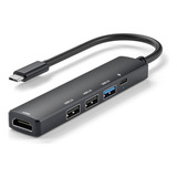 . Adaptador Tipo C A Usb-c 3.0 2.0 Hdmi Compatible Con Hub .