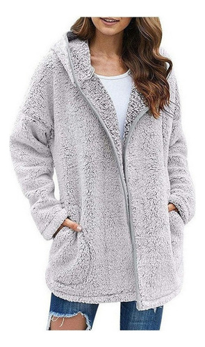 Abrigos De Invierno Para Mujer Chaqueta De Lana Suave