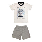 Pijama Niño Algodón Corto Estampado Astronauta T76334-0125