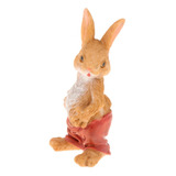 Estatua De Animales, Figuras En Miniatura, Conejo Orinar