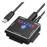 Fideco Adaptador Sata/ide A Usb 3.0, Cable Adaptador De Disc