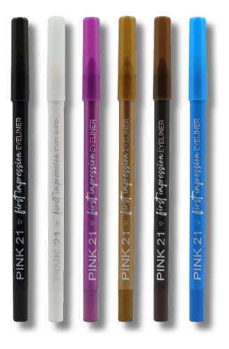 Delineador De Ojos Lapiz Colores Larga Duracion Eyeliner