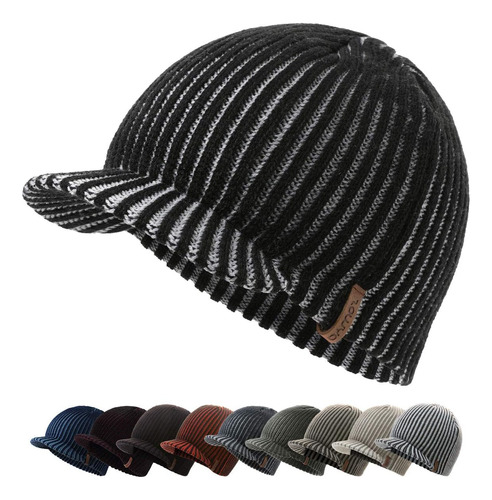 Zowya Brim Beanie Hat Para Hombres Y Mujeres Warm Winter Sku