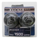 Par De Tweeters Grandes Kicker Bocina Negro 7500 Watts 