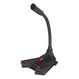 Micrófono Para Computadora Gamer Xtrike Me Xmc-01 Color Negro