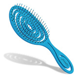 Cepillo Desenredante Ninabella, Orgánico, Color Azul Marino