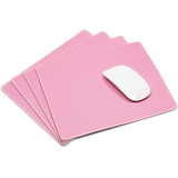 Mouse Pad Con Bordes Cosidos X 4 Unidades Color Rosa