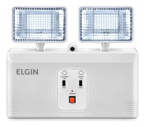 Luminária De Emergência Led 2000 Lúmens 48lem2kl0000 Elgin