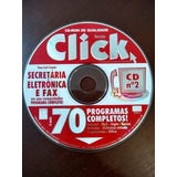 Cd Rom Revista Click N. 2 Secretária Eletrônica Fax 70 Progr