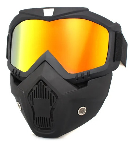 Careta Con Gafas Paintball Motociclismo Ciclismo