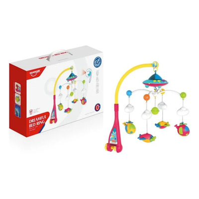 Movil Musical Con Proyector Helicóptero Cunero Estimula Bebe | Mismo precio en cuotas