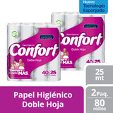 Pack De 2 Papel Higiénico Confort Dh 25mts X 40