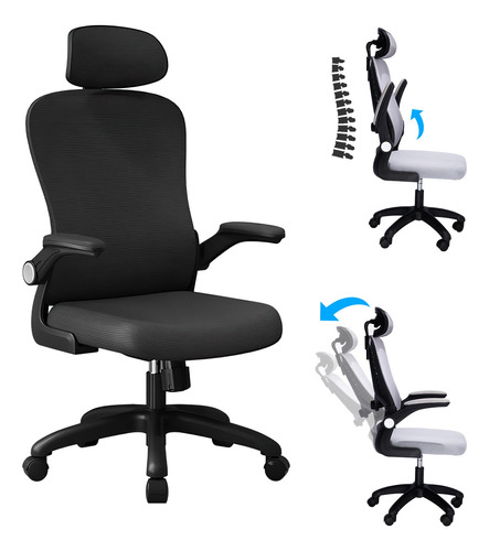 Silla De Oficina Ergonómica Altura Inclinacion Ajustable