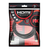 Cabo Hdmi 2.0 4k 3d Ultrahd 2metros Ps3 Ps4 Xbox Tv Notebook