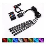 Tira Led Luces Auto Interior Rgb Multicolor Audioritmica 12v