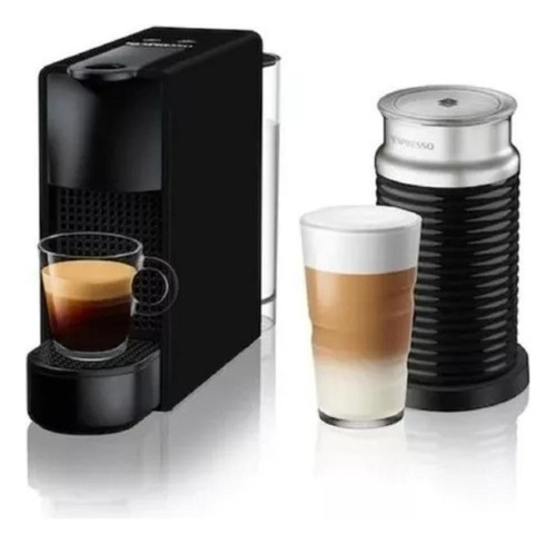 Cafetera Nespresso C30 Essenza Mini Black + Aeroccino 3