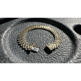 Pulsera Caballero Tipo Rolex Oro 14k