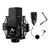 Kit Microfono Condenser Apogee C06 Brazo Araña Antipop