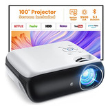 Proyector, Proyector Bluetooth Nativo De 1080p Con Pantalla